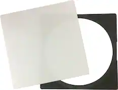 Front. MartinLogan - Square Grille for MartinLogan IC3 Speaker - White.