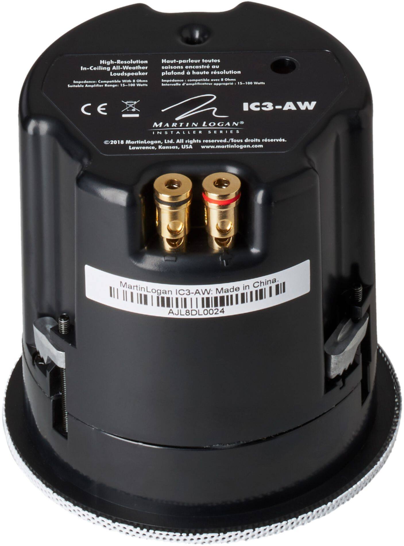 Alt View 11. MartinLogan - Installer 3-1/2" 60-Watt Passive 2-Way In-Ceiling Speaker (Each) - White.