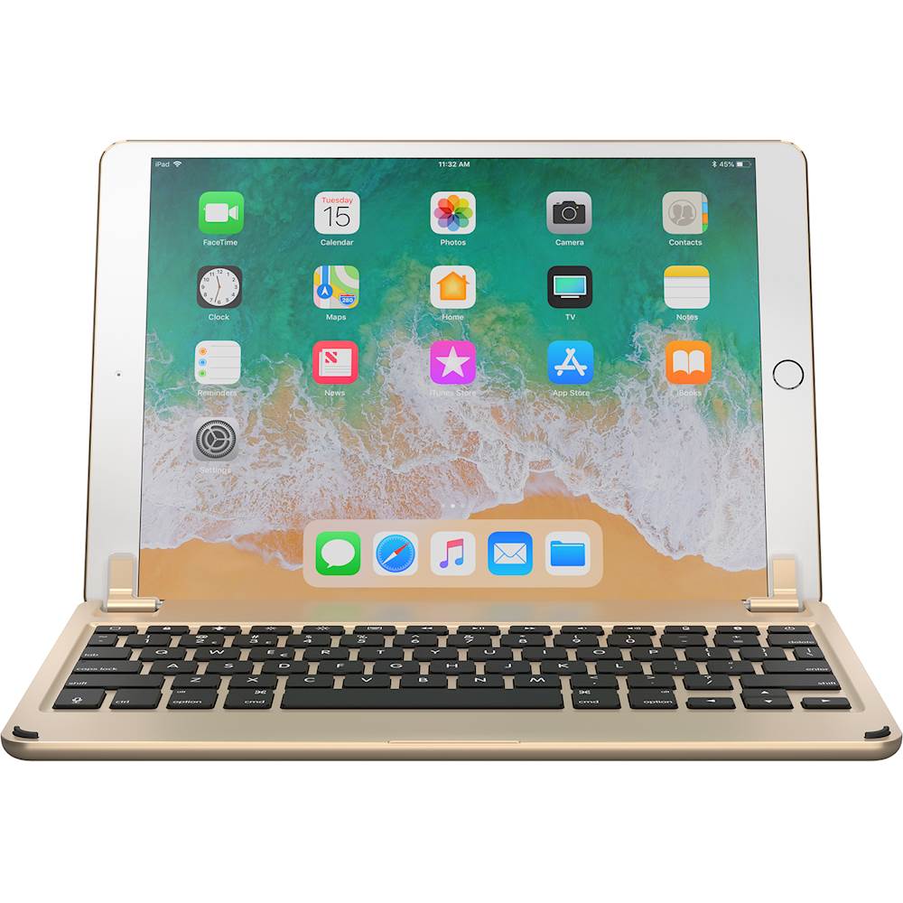 Brydge - Series II Wireless Keyboard for Apple® iPad® Air (2019) and 10.5-inch iPad Pro - Gold