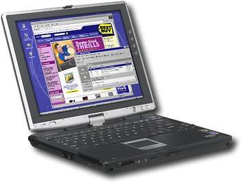 Angle Standard. Toshiba - Portege Tablet PC with Intel® Centrino™.