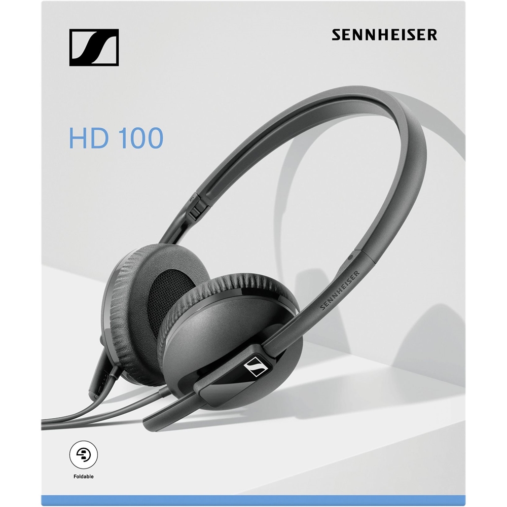 Sennheiser HD 100 Casque Supra-Auriculaire , Léger et Pliable - Noir :  Sennheiser: : High-Tech