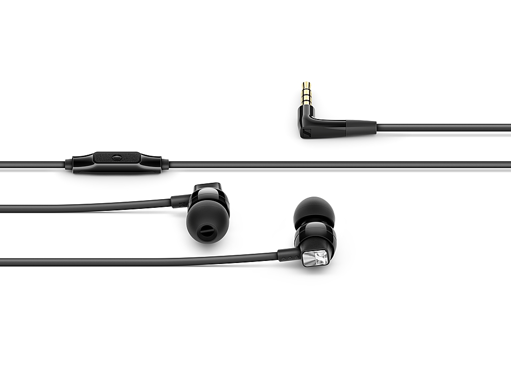 Angle View: Sennheiser - CX 300S Wired Headphones - Black