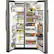 Alt View 1. GE - 25.1 Cu. Ft. Side-By-Side Refrigerator with External Ice & Water Dispenser - Slate.