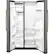 Alt View 2. GE - 25.1 Cu. Ft. Side-By-Side Refrigerator with External Ice & Water Dispenser - Slate.