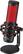 Alt View 11. HyperX - QuadCast Wired Multi-Pattern USB Electret Condenser Microphone - Black/Red.