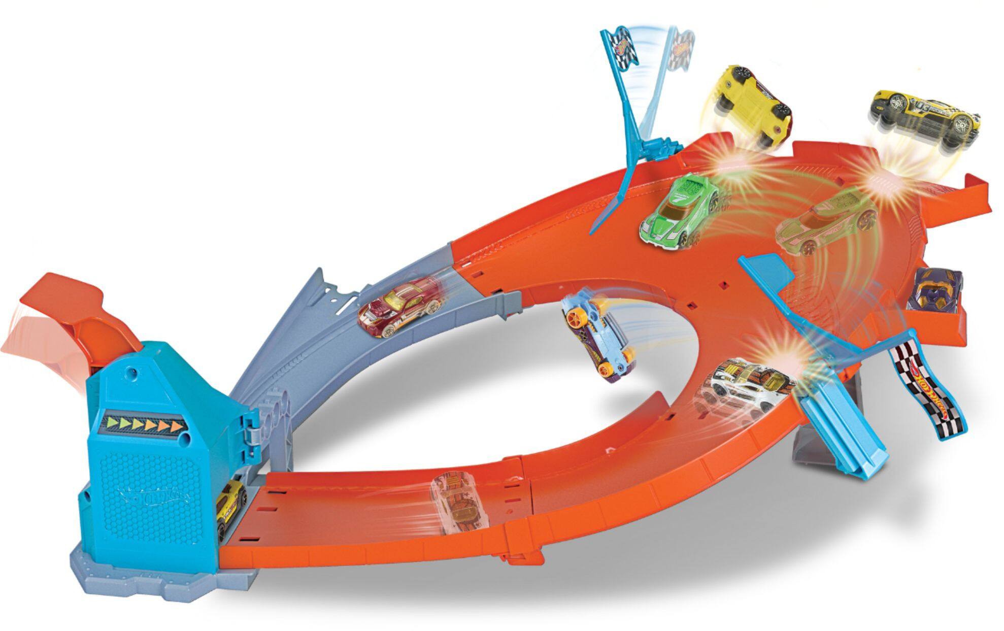 Pista Hot Wheels - Looping - Set G - Track & Build - FNJ23 Escala