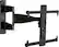 Angle. SANUS Elite - Advanced Full-Motion TV Wall Mount for Most 32"-55" TVs up to 55 lbs - Tilts, Swivels, and Extends up to 20" From Wall - Black Brushed Metal.