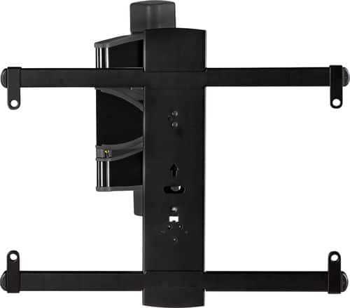 SANUS Elite - Advanced Full-Motion TV Wall Mount for Most 32"-55" TVs up to 55 lbs - Tilts, Swivels, and Extends up to 20" From Wall - Black Brushed Metal-Front_Standard