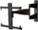 Front Zoom. Sanus - Premium Series Advanced Full-Motion TV Wall Mount for Most TVs 32"-55" up to 55 lbs - Black Brushed Metal.