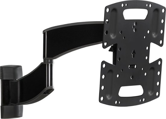 Front. SANUS Elite - Advanced Full-Motion TV Wall Mount for Most TVs 19"-43" up to 35 lbs - Tilts, Swivels, and Extends up to 16" From Wall - Black Brushed Metal.
