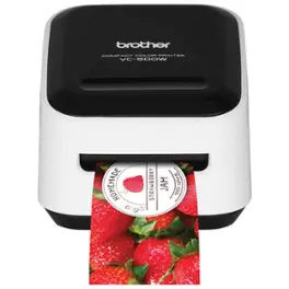 Brother - VC-500W Wireless Label Printer - White