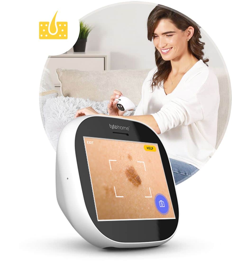 Alt View 12. TytoCare - TytoHome Remote Exam Kit - White.