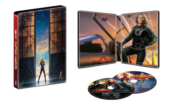  Captain Marvel [SteelBook] [Includes Digital Copy] [4K Ultra HD Blu-ray/Blu-ray] [Only @ Best Buy] [2019]
