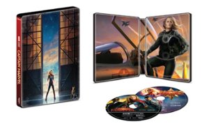 Captain Marvel [SteelBook] [Includes Digital Copy] [4K Ultra HD Blu-ray/Blu-ray] [Only @ Best Buy] [2019] - Front_Original