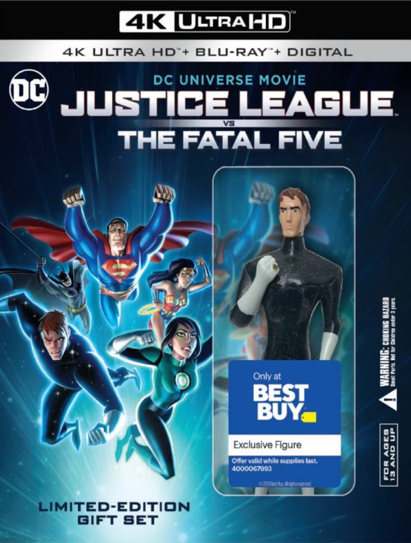 Justice League Vs The Fatal Five [digital Copy] [4k Ultra Hd Blu Ray Blu Ray] [only Best Buy