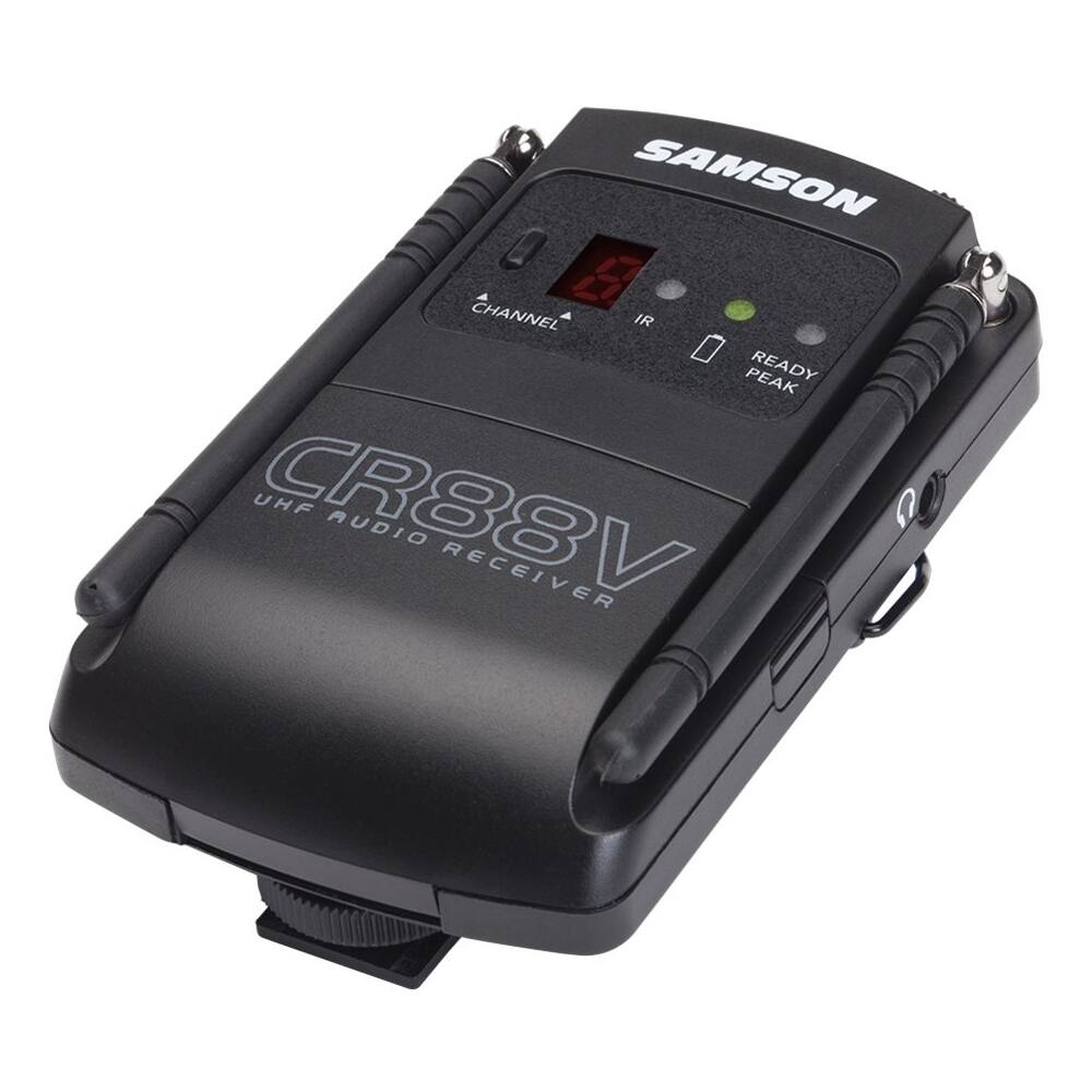 Alt View 11. Samson - Concert 88 16-Channel UHF Wireless Dynamic Microphone System - Silver/Black.