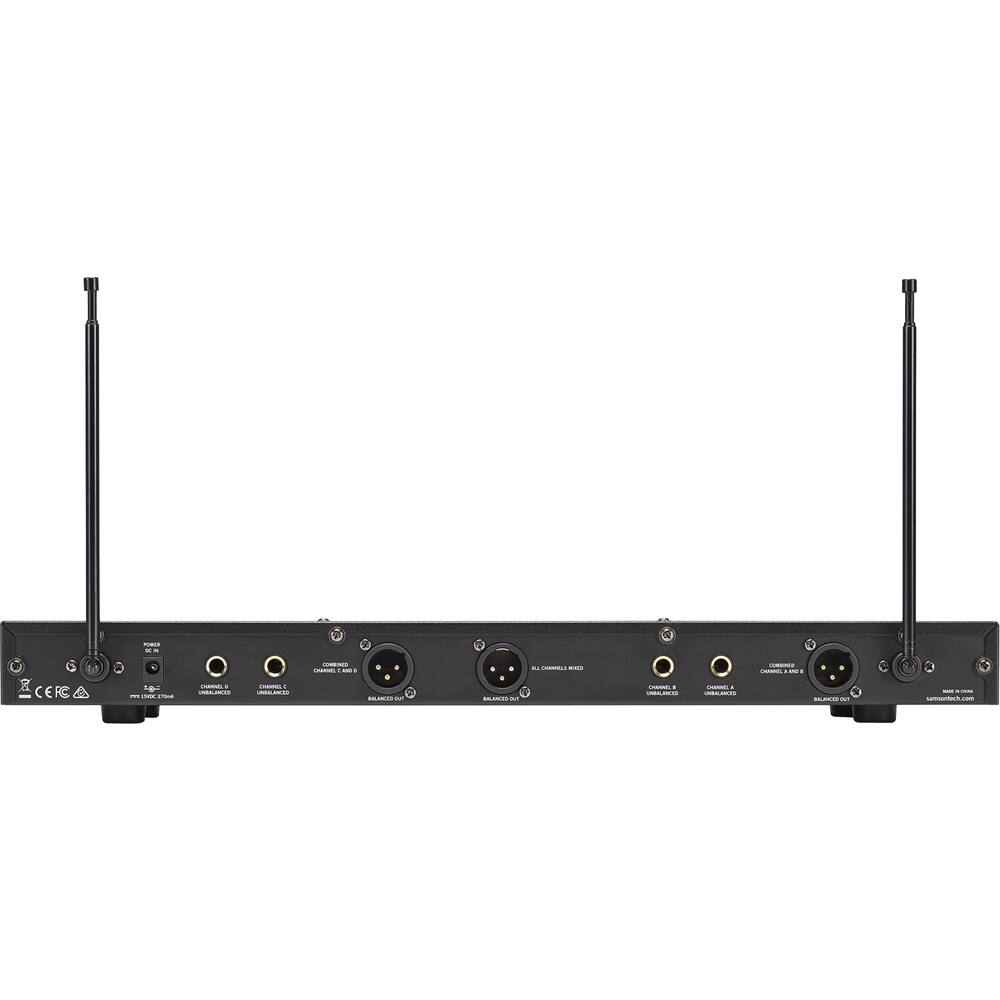 Alt View 14. Samson - Stage 24-Channel Wireless Dynamic Vocal Microphone System - Black.