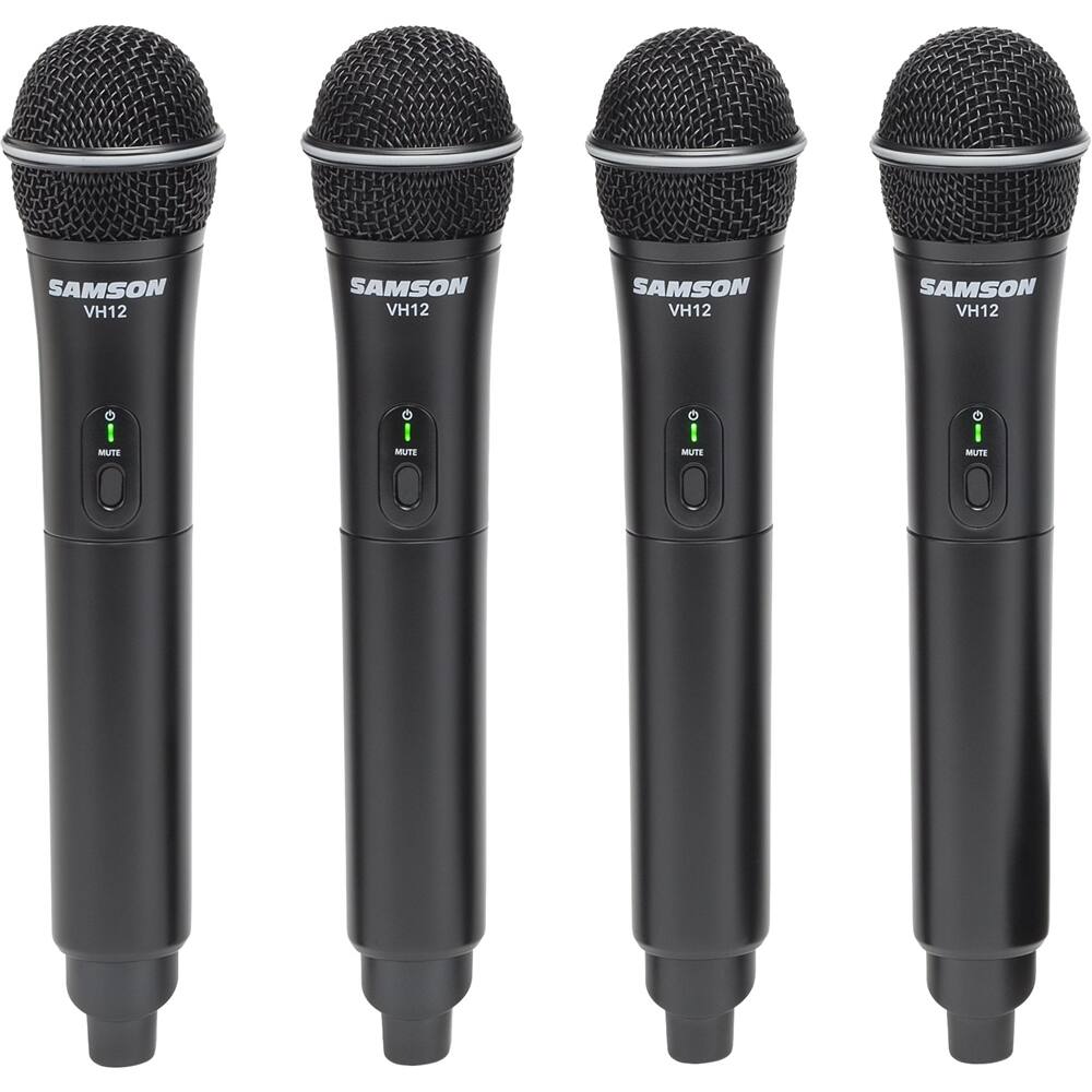 Alt View 15. Samson - Stage 24-Channel Wireless Dynamic Vocal Microphone System - Black.
