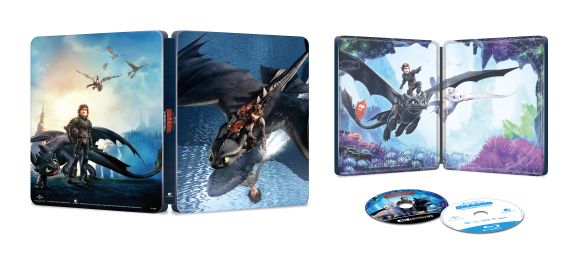  How to Train Your Dragon: The Hidden World [Digital Copy] [SteelBook] [4K Ultra HD Blu-ray] [Only @ [2019]