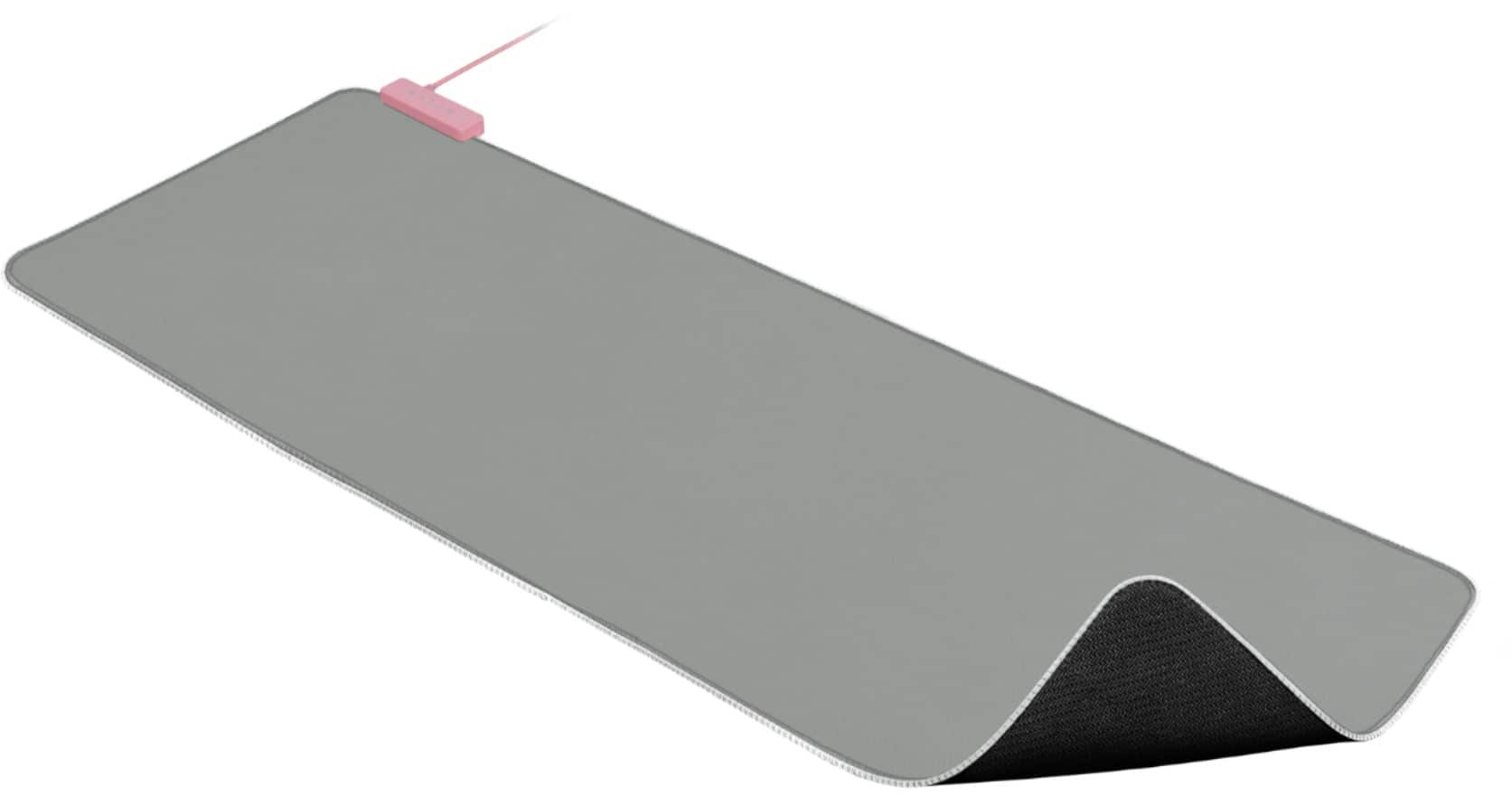 Alt View 11. Razer - Goliathus Extended Chroma Gaming Mouse Pad with RGB Lighting - Quartz Pink.