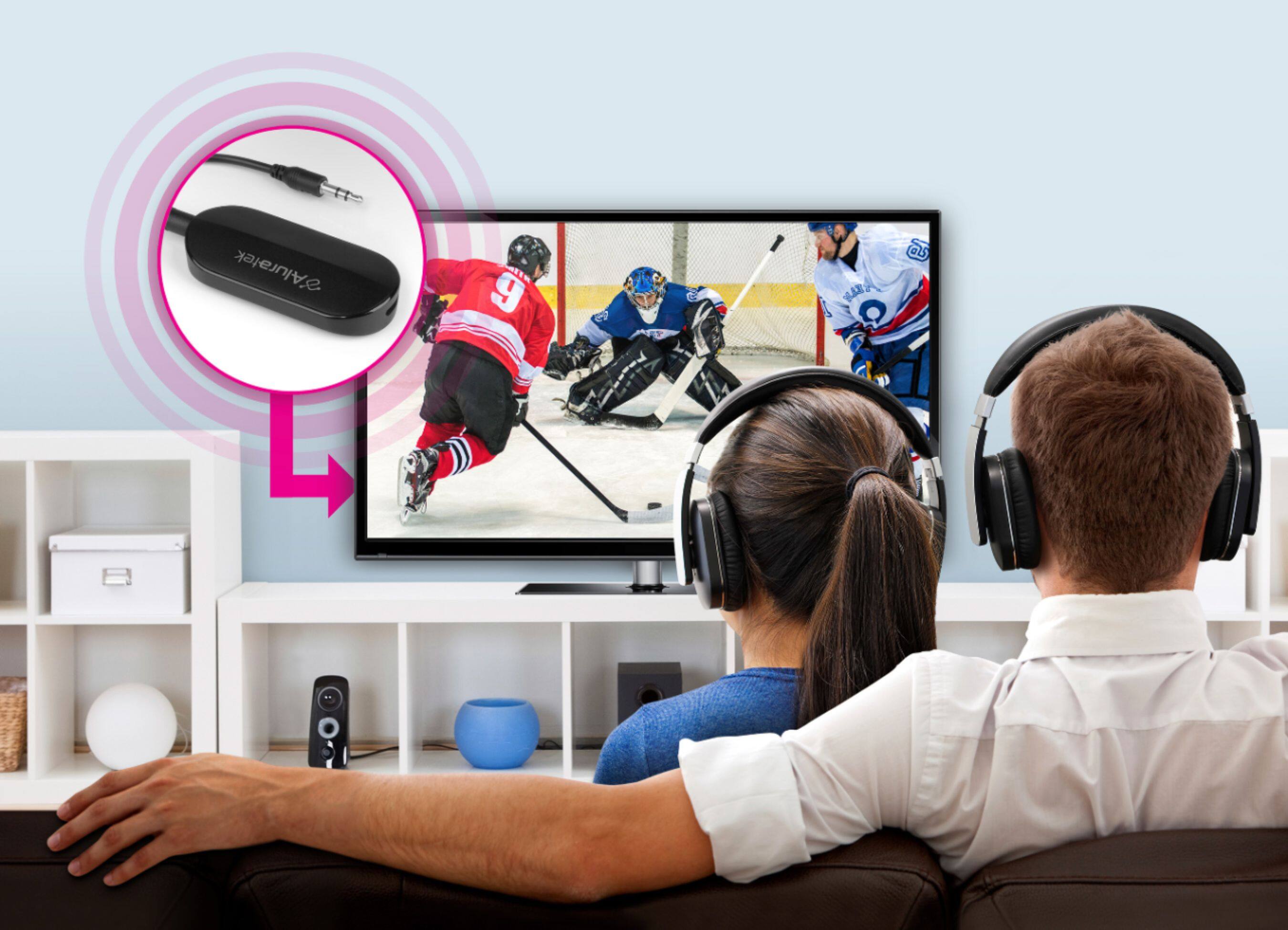 Alt View 13. Aluratek - Bluetooth Audio Transmitter - Black.