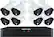 Front. Night Owl - C20X Series 8-Channel, 8-Camera Indoor/Outdoor Wired 1080p 1TB DVR Surveillance System - White/Black.