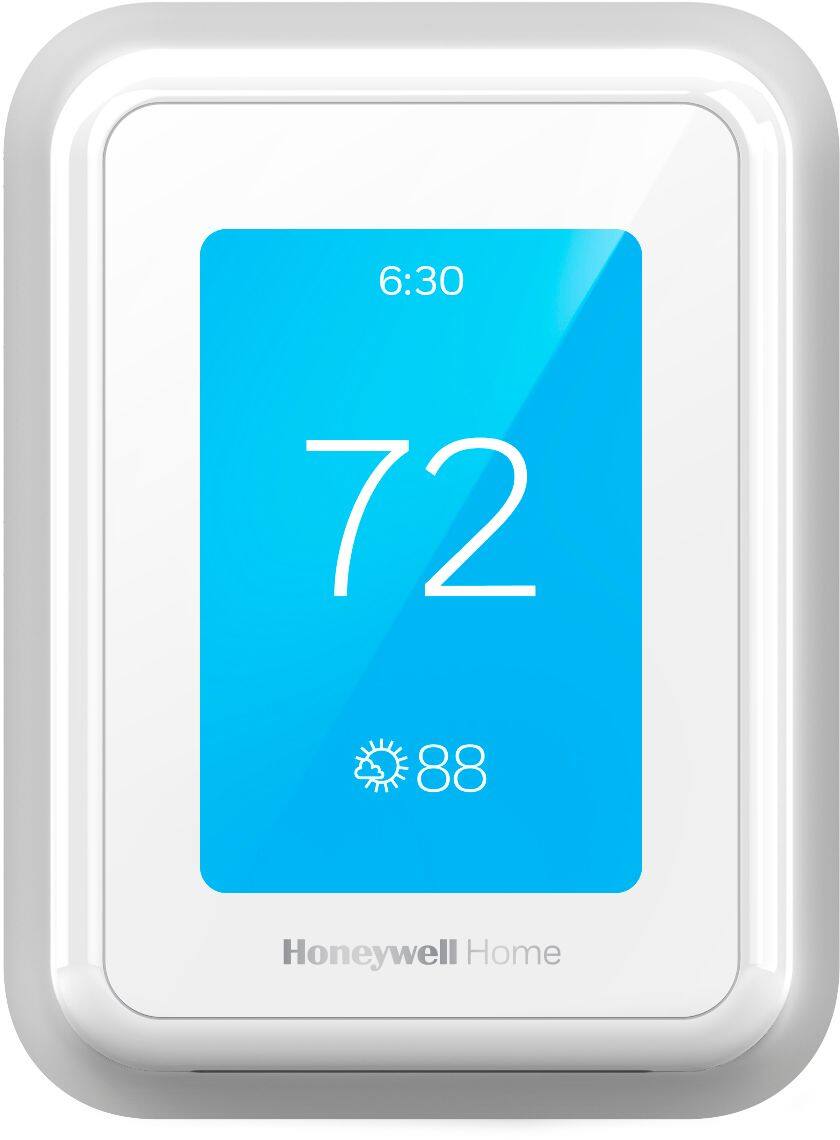 Alt View 11. Honeywell Home - T9 Smart Programmable Touch-Screen Wi-Fi Thermostat with Smart Room Sensor - White.