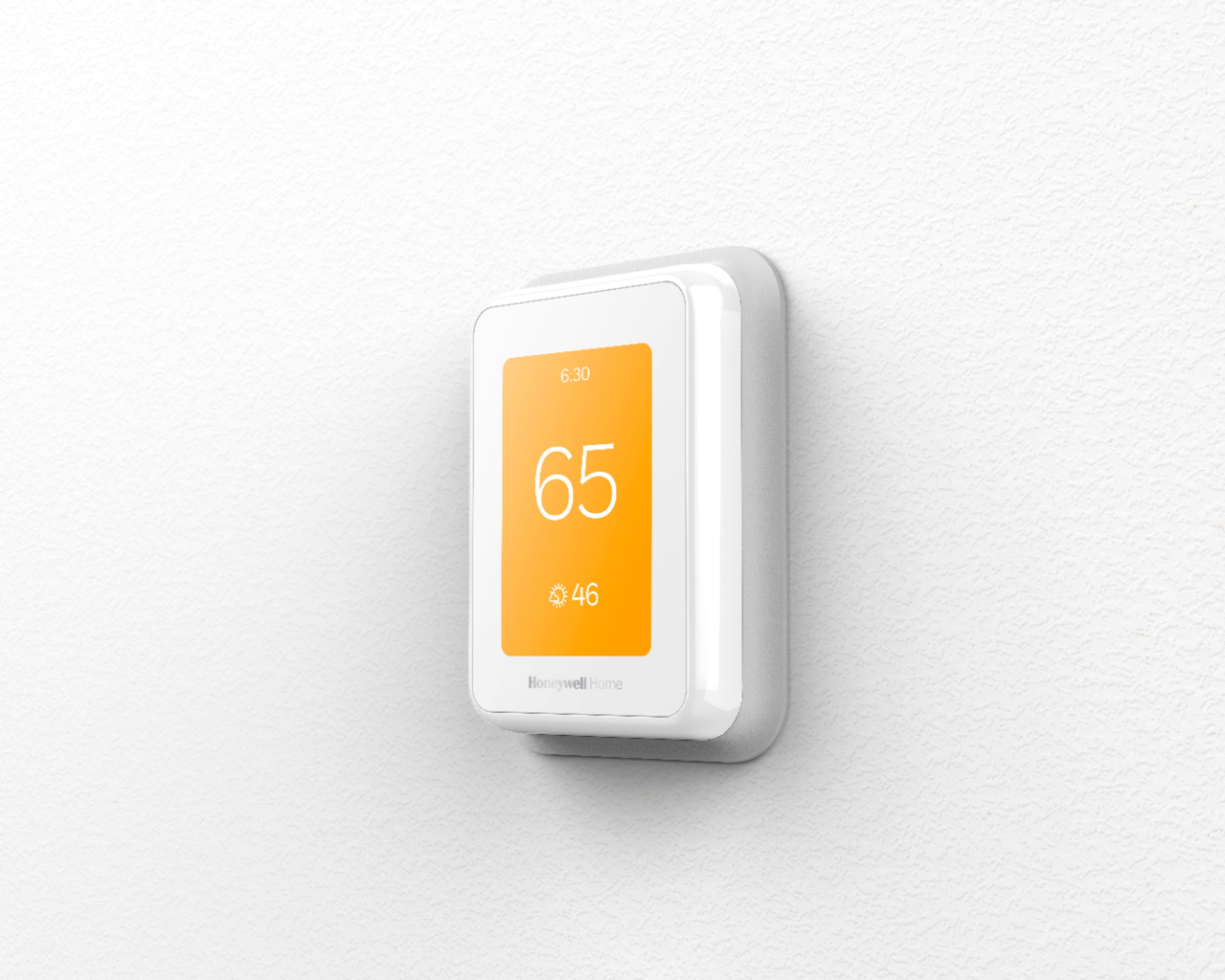Alt View 12. Honeywell Home - T9 Smart Programmable Touch-Screen Wi-Fi Thermostat with Smart Room Sensor - White.