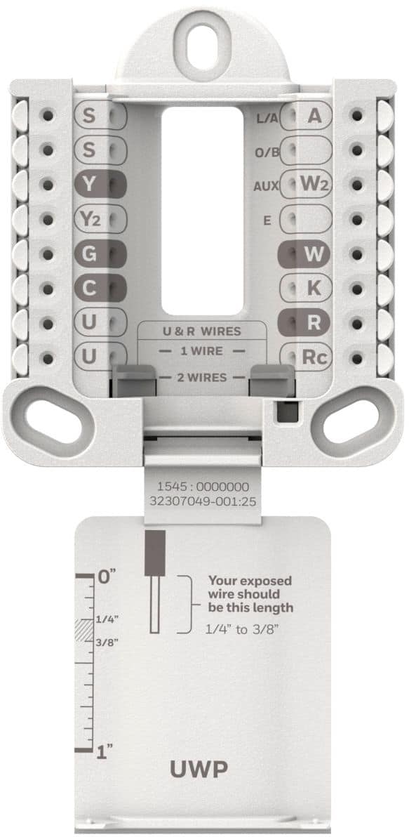 Alt View 18. Honeywell Home - T9 Smart Programmable Touch-Screen Wi-Fi Thermostat with Smart Room Sensor - White.