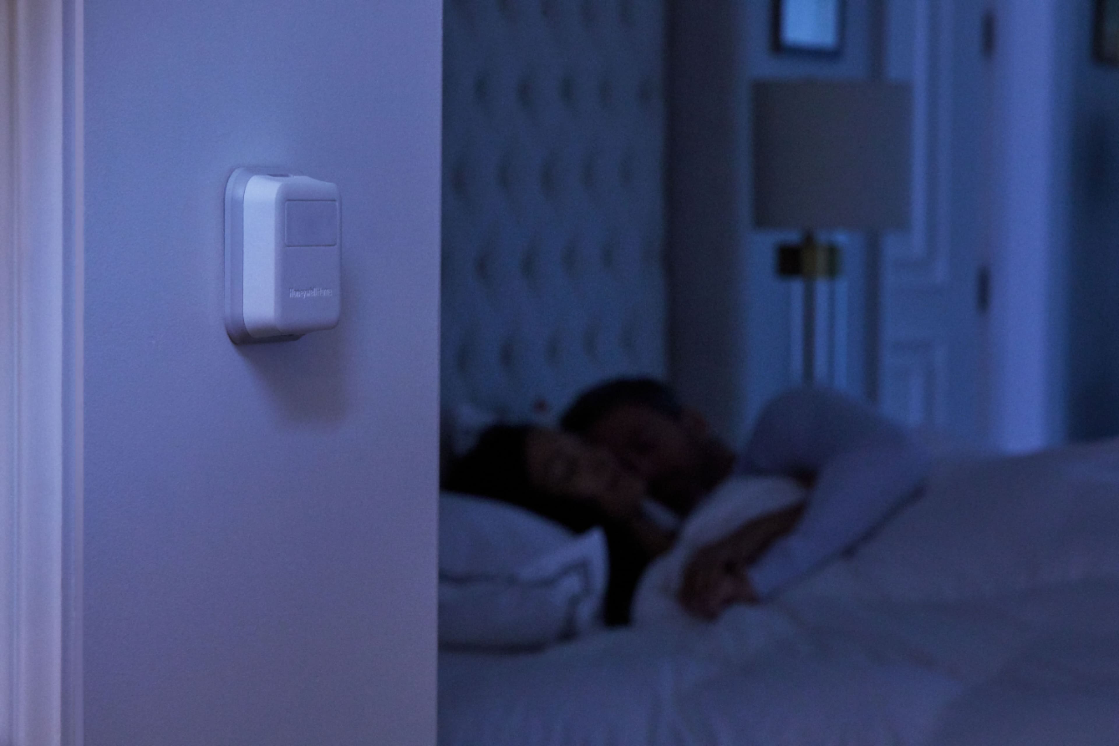 Alt View 32. Honeywell Home - Smart Room Sensor - White.