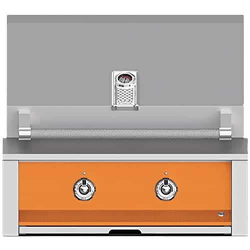 Angle View: Aspire by Hestan - By Hestan 30" Built-In Gas Grill - Citra