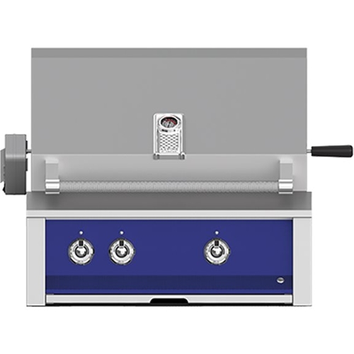 Angle View: Aspire by Hestan - By Hestan 30" Built-In Gas Grill - Prince