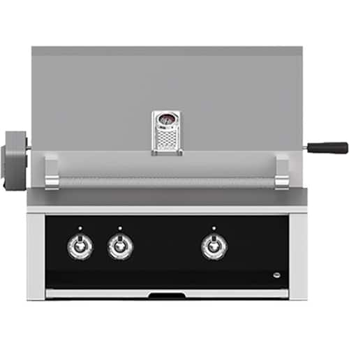 Angle View: Aspire by Hestan - By Hestan 30" Built-In Gas Grill - Stealth