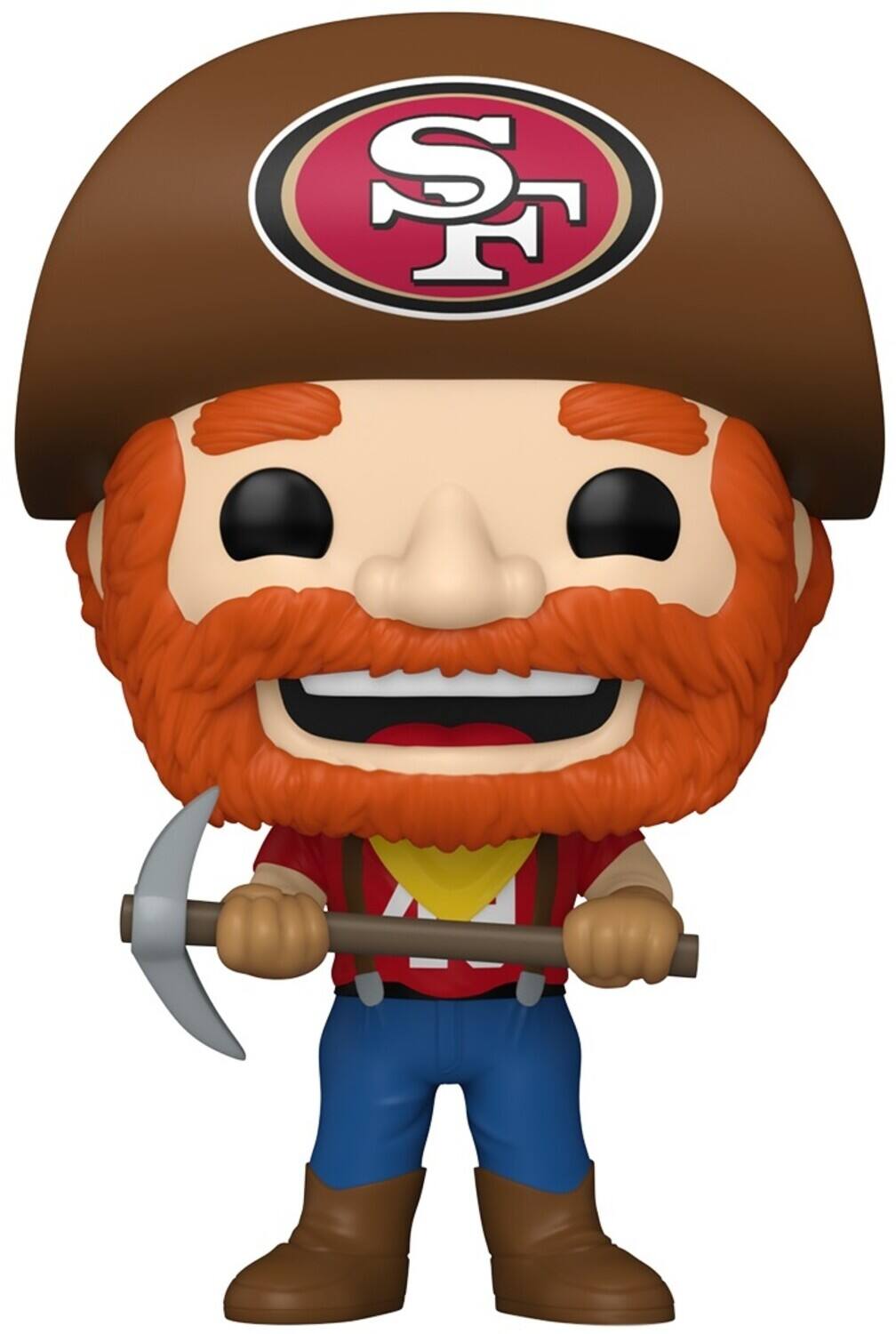Front. Funko - Funko POP! NFL Mascots: 49ers - Sourdough Sam - Collectibles - Multicolor.
