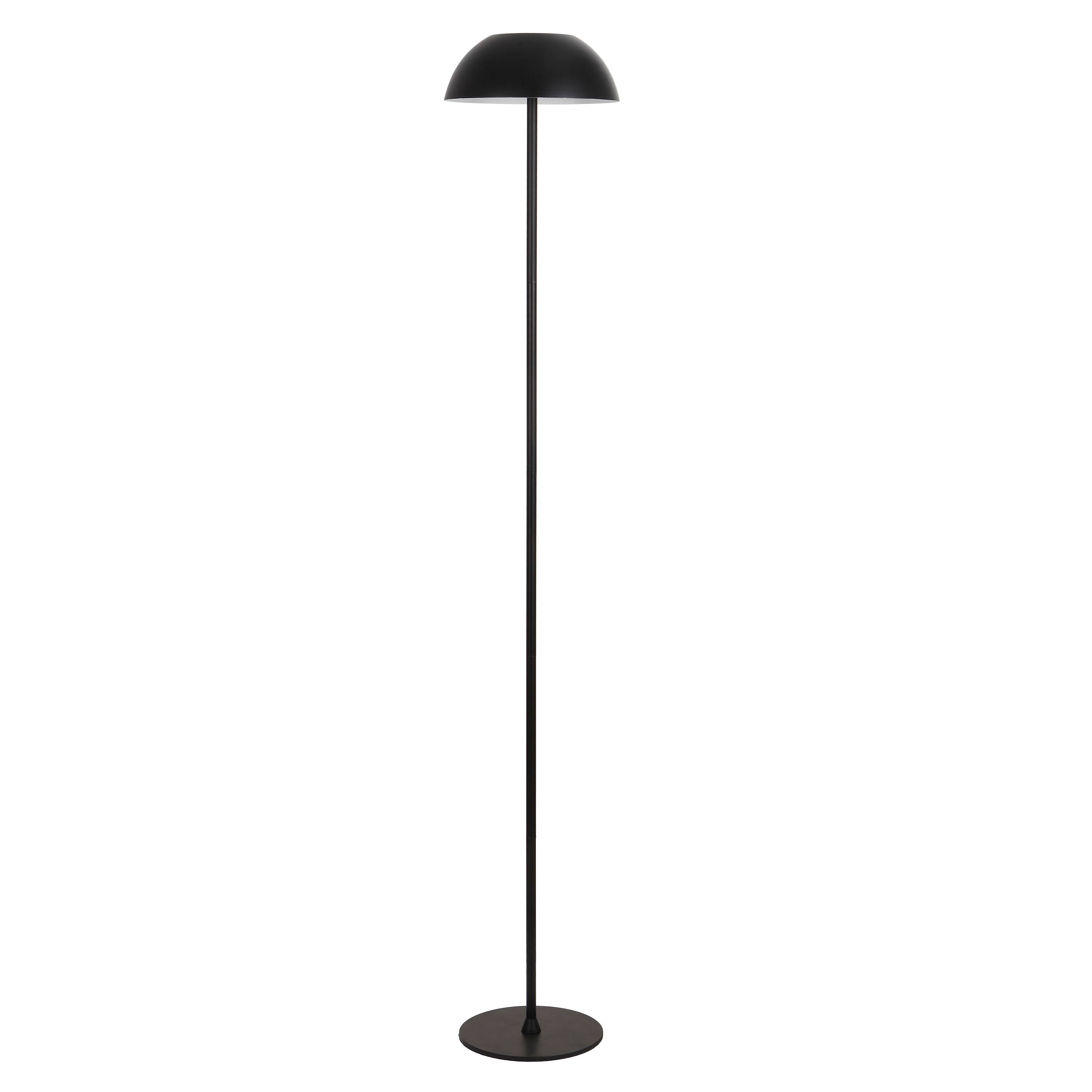 Alt View 6. Jonathan Y - Laurel 59" Metal Adjustable Rechargeable Integrated Portable Touch Sensor Dimmable LED Indoor/Outdoor Floor Lamp, Black - Black.