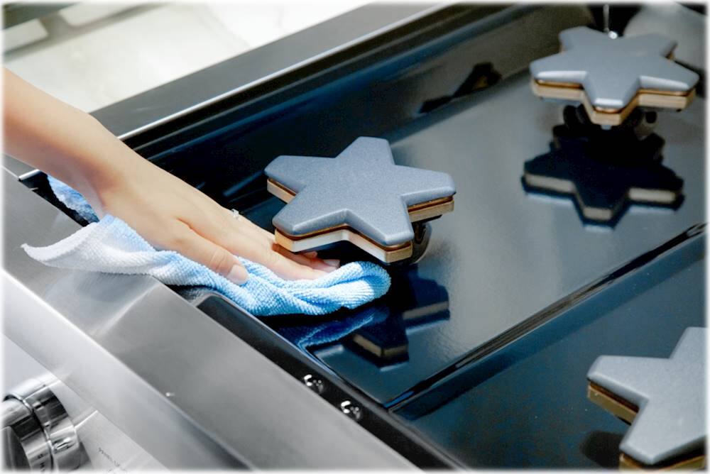 Alt View 16. Thermador - ProGrand 6.5 Cu. Ft. Freestanding Double Oven Dual Fuel LP Convection Range with Pro Steam - Stainless Steel.