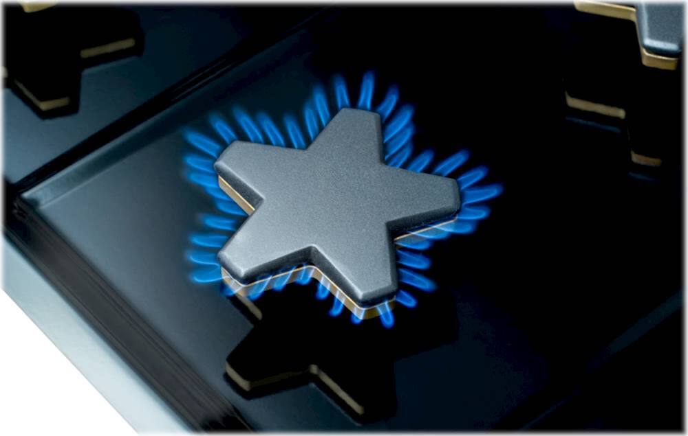 Alt View 14. Thermador - ProGrand 6.5 Cu. Ft. Freestanding Double Oven Dual Fuel LP Convection Range with Pro Steam - Stainless Steel.