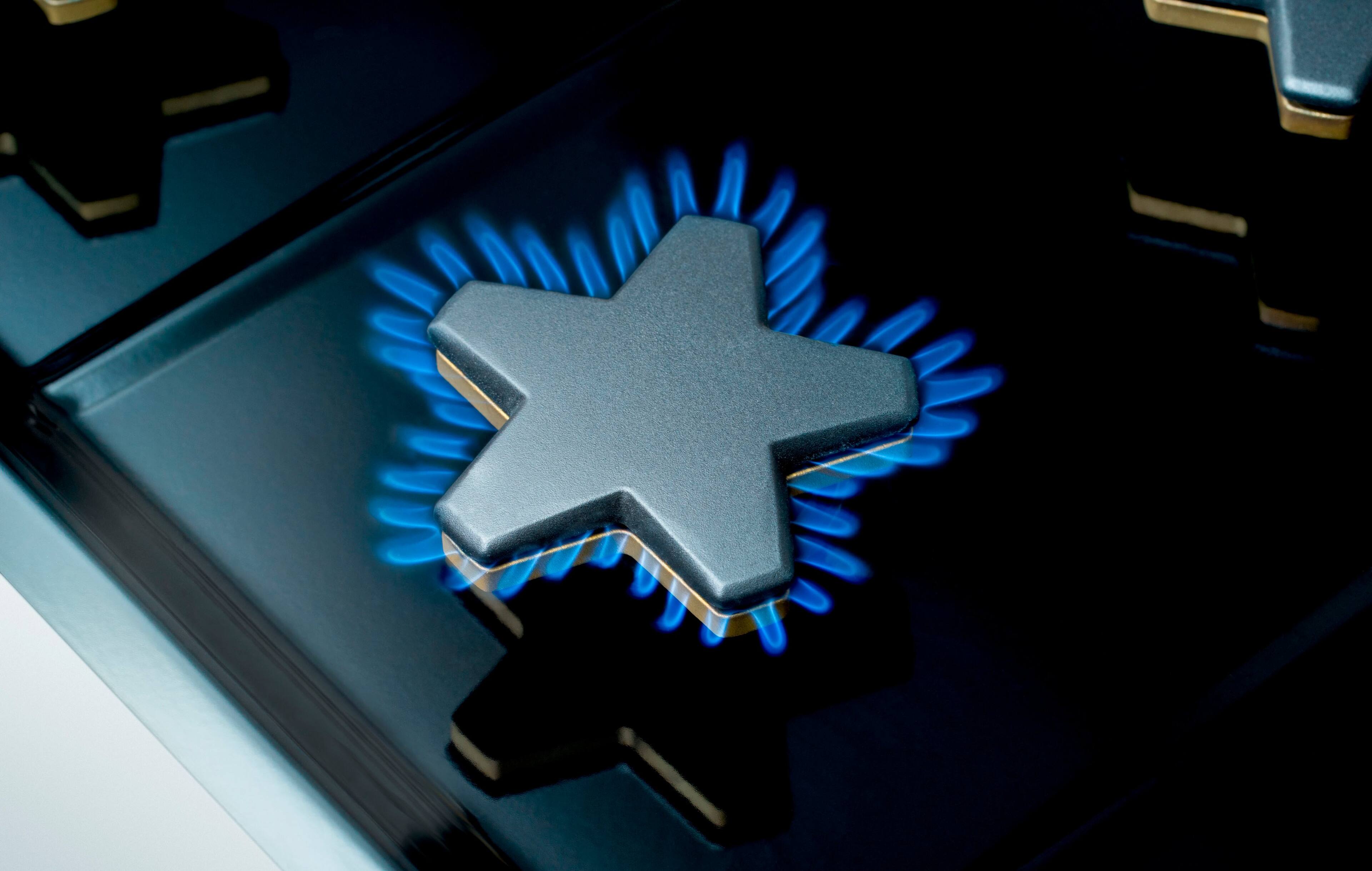 Alt View 12. Thermador - Professional Series 4.4 Cu. Ft. Freestanding Dual Fuel Convection Range with Self-Cleaning and 5 Star Burners - Stainless Steel.