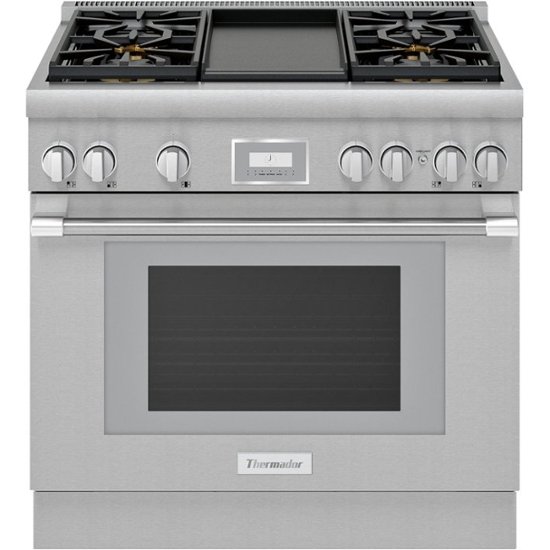 Thermador – 5.0 Cu. Ft. Freestanding Gas Convection Range