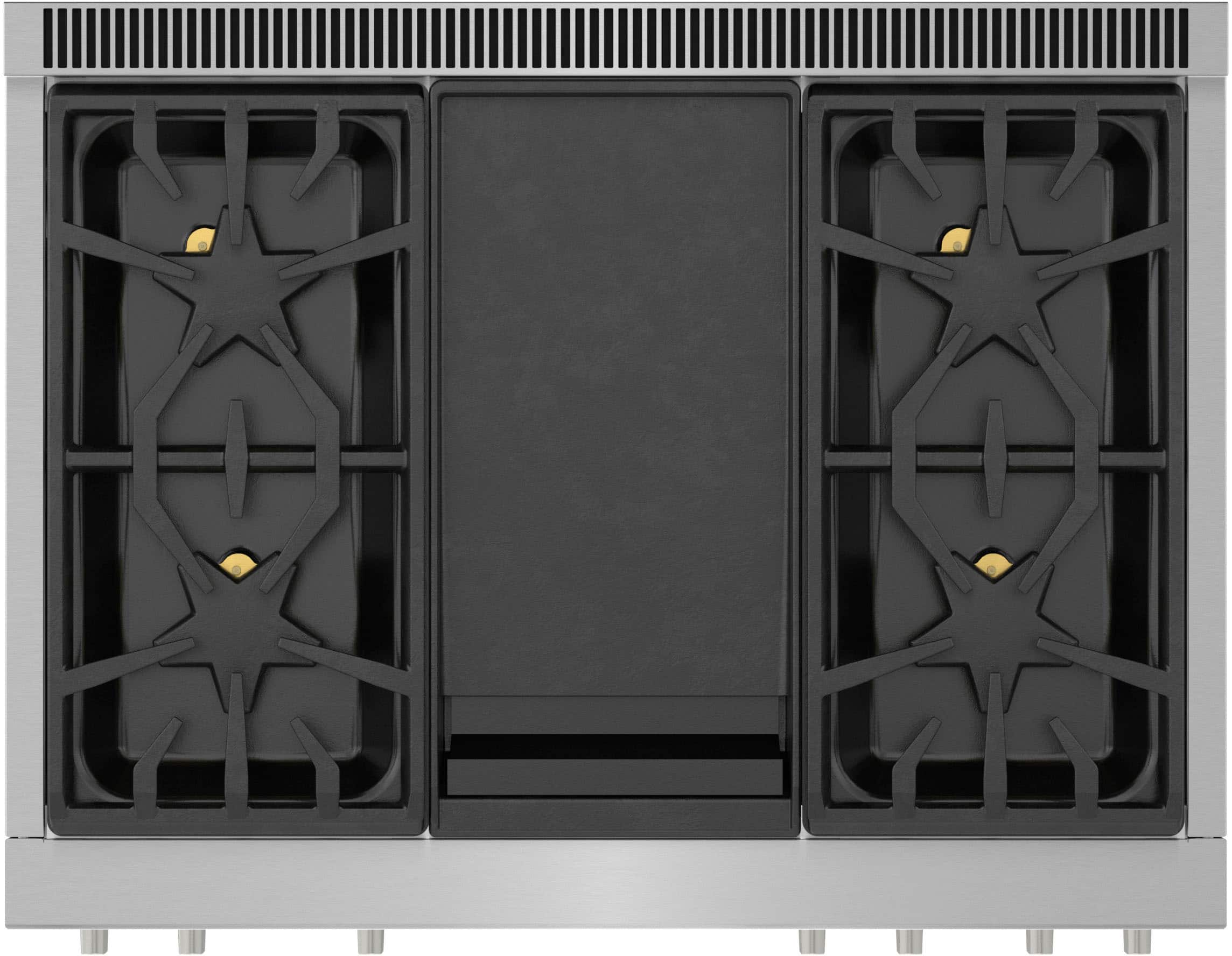 Alt View 15. Thermador - ProHarmony 5.0 Cu. Ft. Freestanding Gas Convection Range with ExtraLow Select Burners - Stainless Steel.