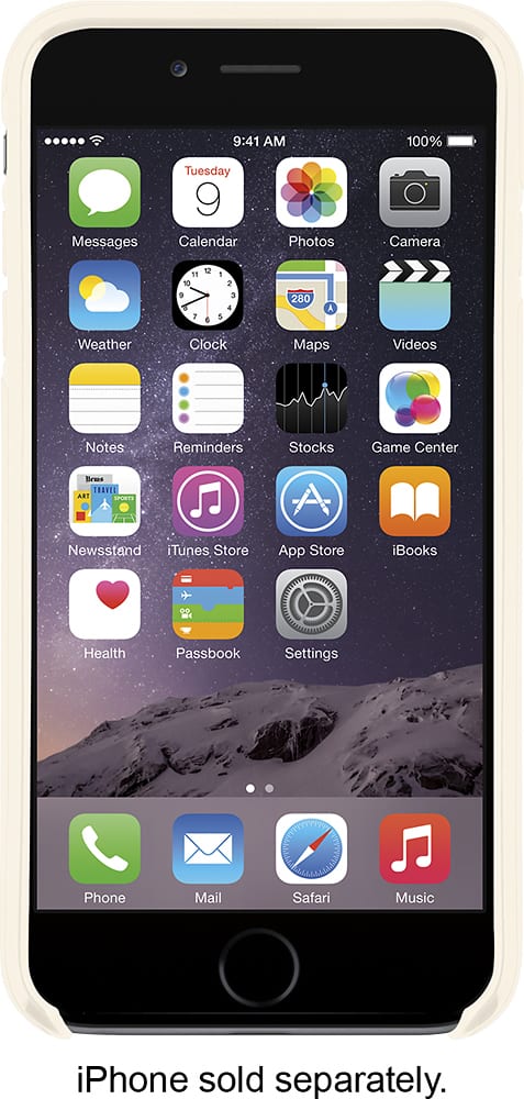 Alt View 2. kate spade new york - Hybrid Hard Shell Case for Apple® iPhone® 6 Plus and 6s Plus - Candy Stripe Gold/Cream.