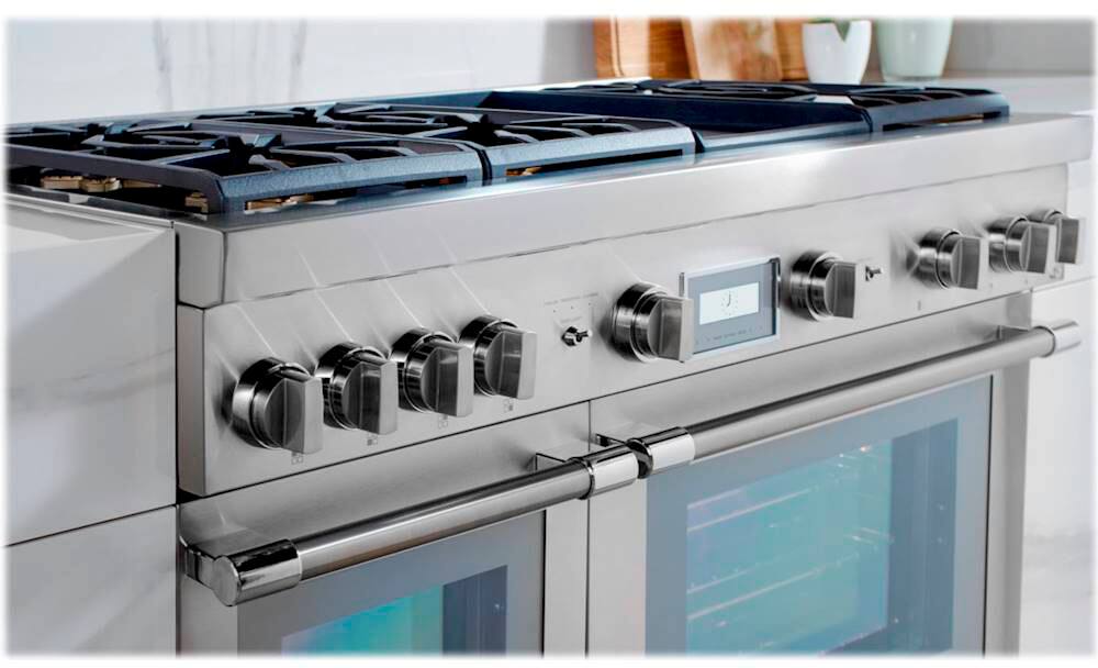 Thermador Freestanding Double Oven Dual Fuel Range with Selfcleaning
