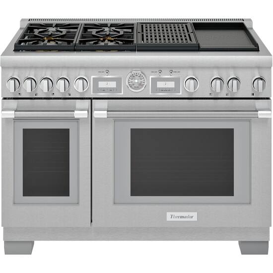 Thermador Progrand 5 7 Cu Ft Self Cleaning Freestanding Double Oven Gas Convection Range Liquid Propane Convertible Prd484wcgu Best - How Do You Clean The Glass On Oven Door Thermador Thermador Progrand 5 7 Cu Ft Self Cleaning Freestanding Double Oven Gas Convection Range Liquid Propane Convertible Prd484wcgu Best - How Do You Clean The Glass On Oven Door Thermador