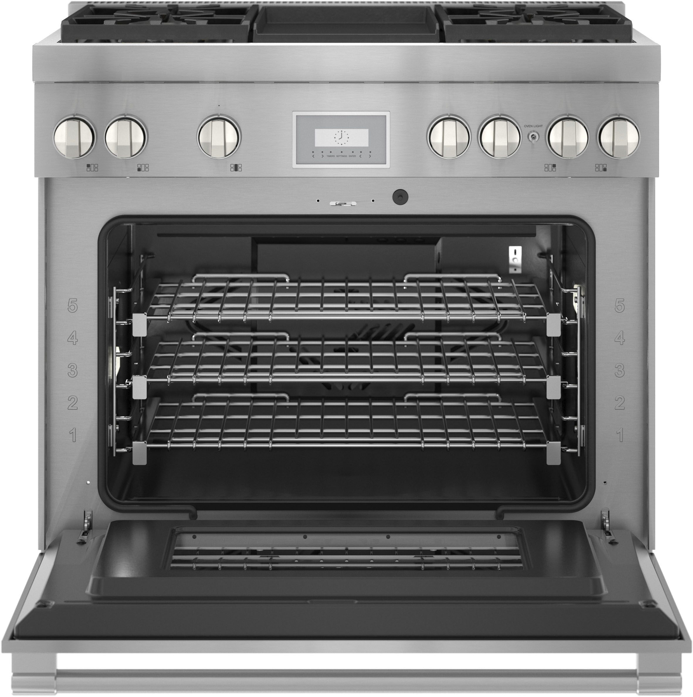 Thermador Professional 48 Built-In Gas Cooktop with 6 Burners and Grill –  Liquid Propane Convertible Silver PCG486WL - Best Buy