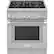 Front. Thermador - ProHarmony 4.4 Cu. Ft. Freestanding Dual Fuel Convection Range with Self-Cleaning and 4 Star Burners - Stainless Steel.