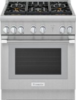 Thermador - ProHarmony 4.4 Cu. Ft. Freestanding Gas Convection Range – Liquid Propane Convertible - Stainless Steel - Front_Zoom