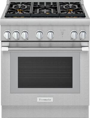 Thermador - ProHarmony 4.4 Cu. Ft. Freestanding Gas Convection Range with ExtraLow Select Burners - Stainless Steel
