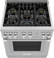 Alt View Zoom 11. Thermador - ProHarmony 4.4 Cu. Ft. Freestanding Gas Convection Range with ExtraLow Select Burners - Stainless Steel.