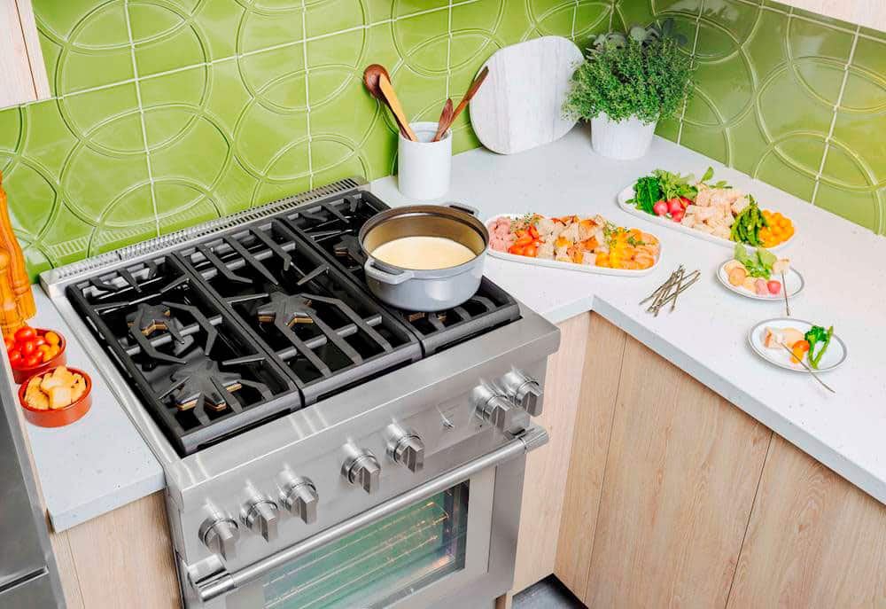 Alt View 15. Thermador - ProHarmony 4.4 Cu. Ft. Freestanding Gas Convection Range with ExtraLow Select Burners - Stainless Steel.