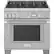 Front. Thermador - ProGrand 5.7 Cu. Ft. Freestanding Dual Fuel LP Convection Range with Self-Cleaning - Stainless Steel.